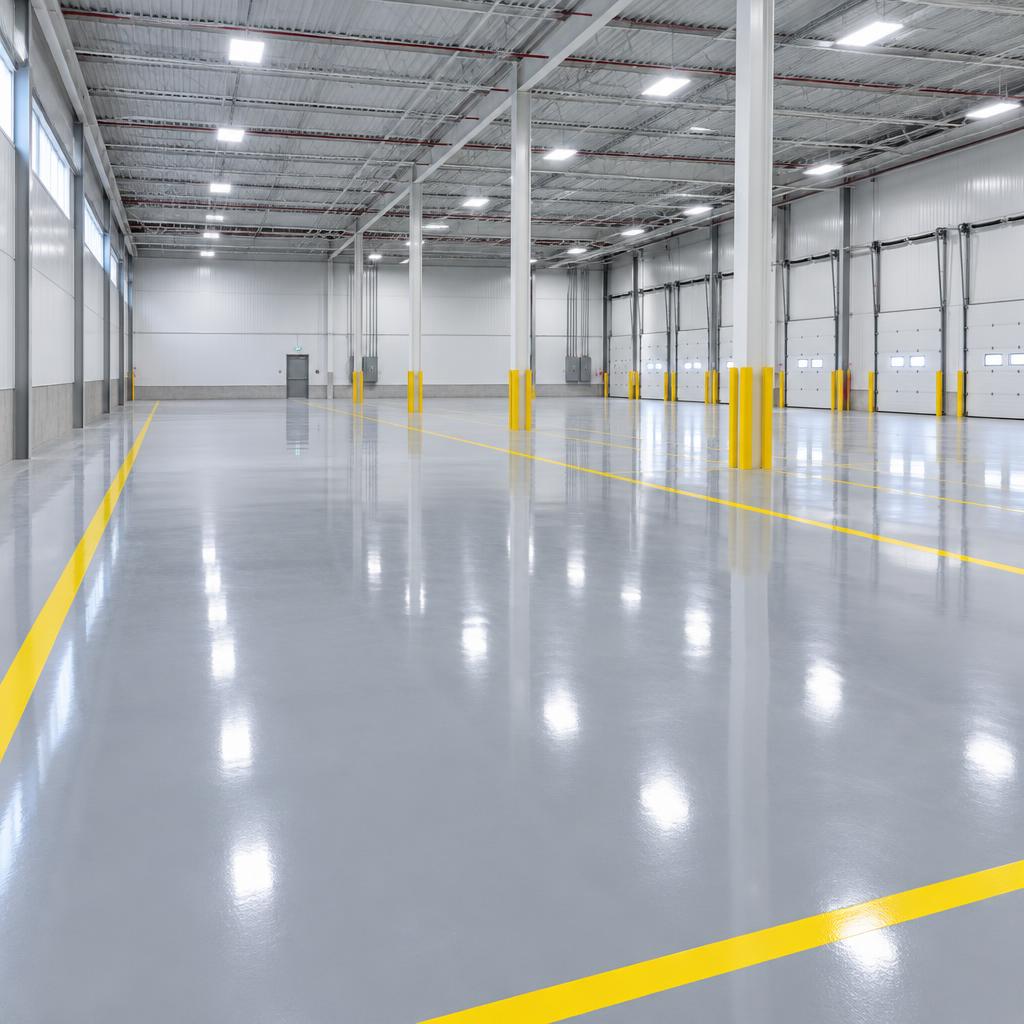 Warehouse epoxy floor